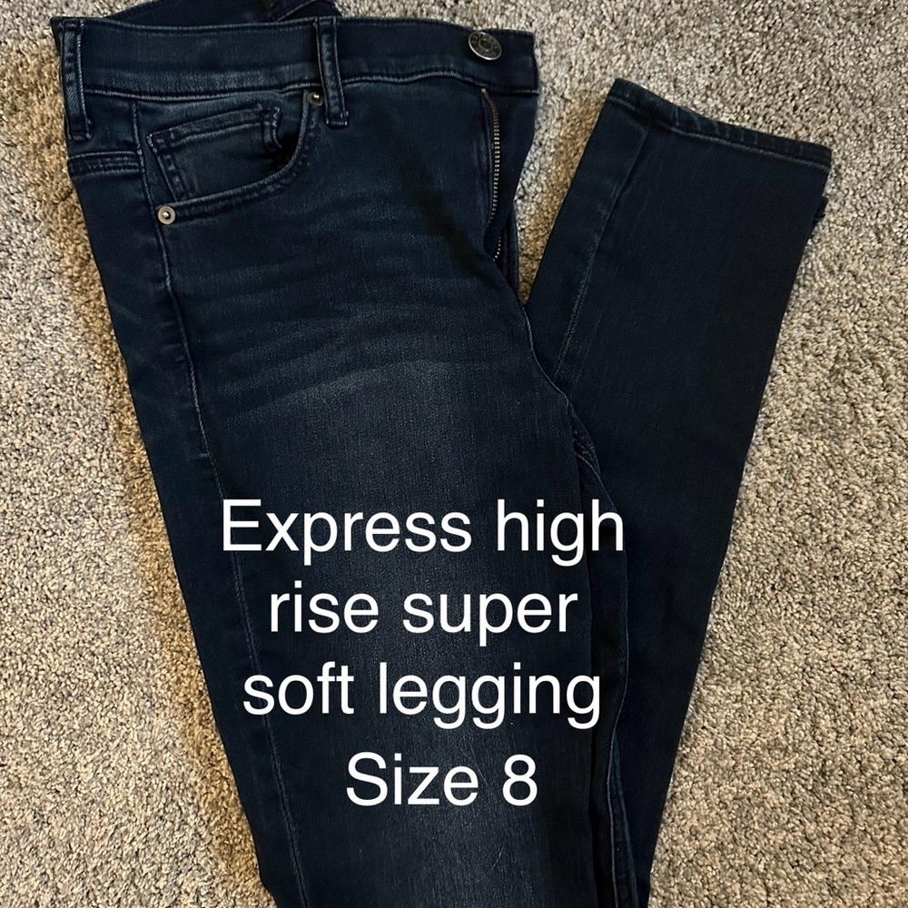 Express High Rise Super Soft Legging Jean